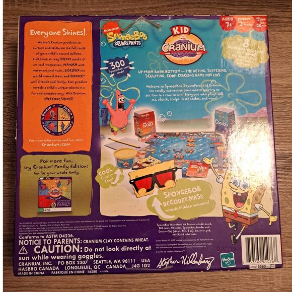 Nickelodeon Cranium Spongebob Squarepants Board Game - Picture 2 of 4